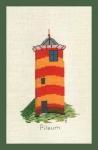 Leuchtturm Pilsum - Höhe: 90 Kreuze - Breite: 59 Kreuze