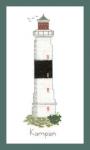 Leuchtturm Kampen (Sylt)  - Höhe: 90 Kreuze - Breite: 37 Kreuze